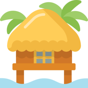 beach hut icon